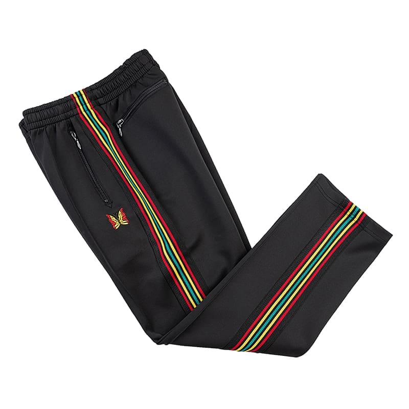 Needles Butterfly Embroidery Side Stripe Pants (Ins)
