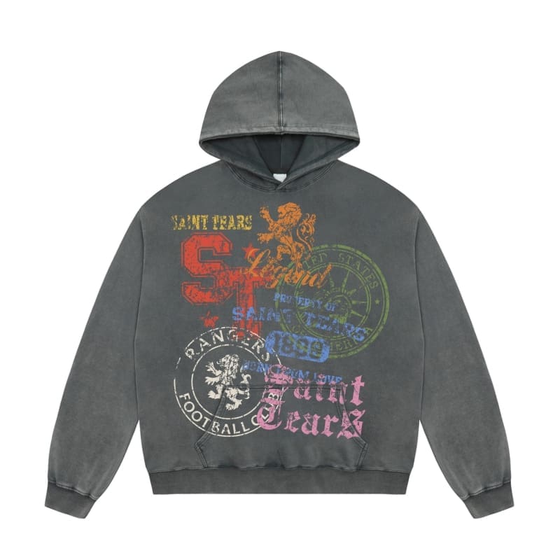 Saint Michael Denim Tears Vintage Hoodie