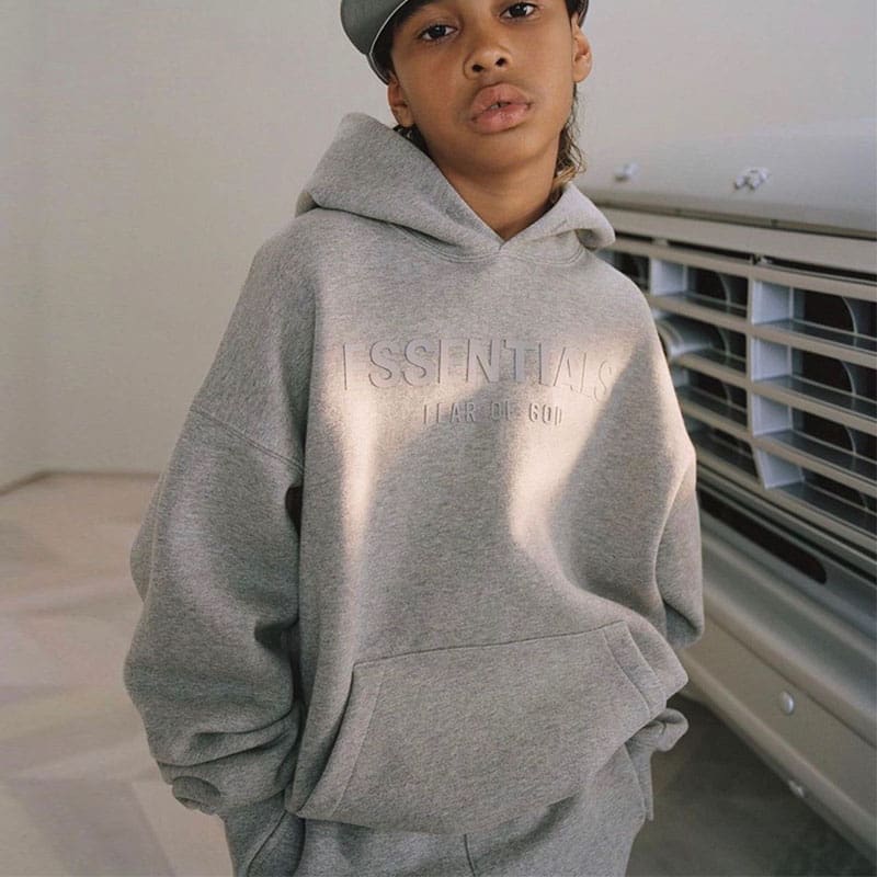 Essentials Fog Kids’ Hooded Sweater Set