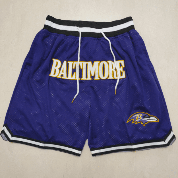 Baltimore Ravens Stitched Shorts