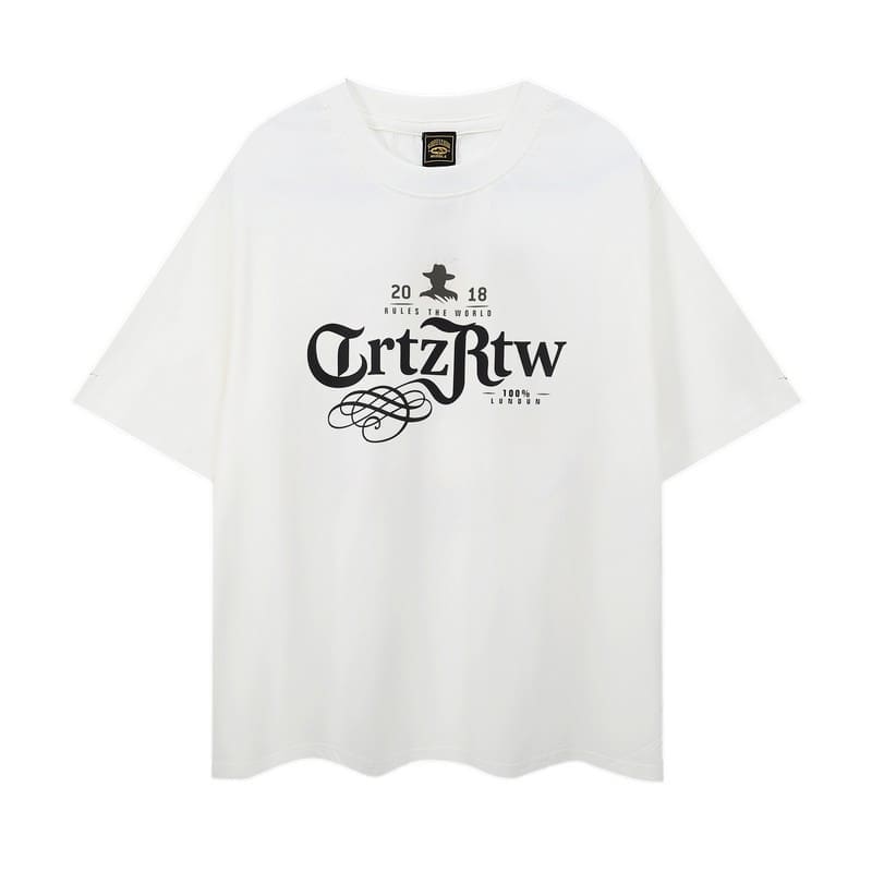 Corteiz Summer Printed Crew Neck Short Sleeve T-Shirt for Men