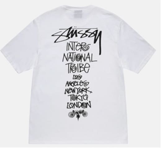 Stussy Crown Surfing Print Short Sleeve T-Shirt for Men and Women 3