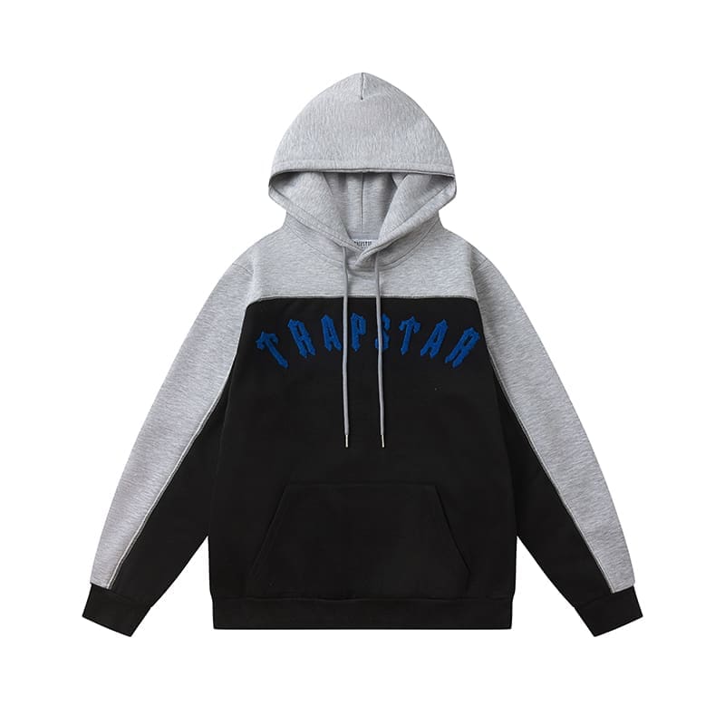 Trapstar Contrast Velvet Hooded Sweatshirt
