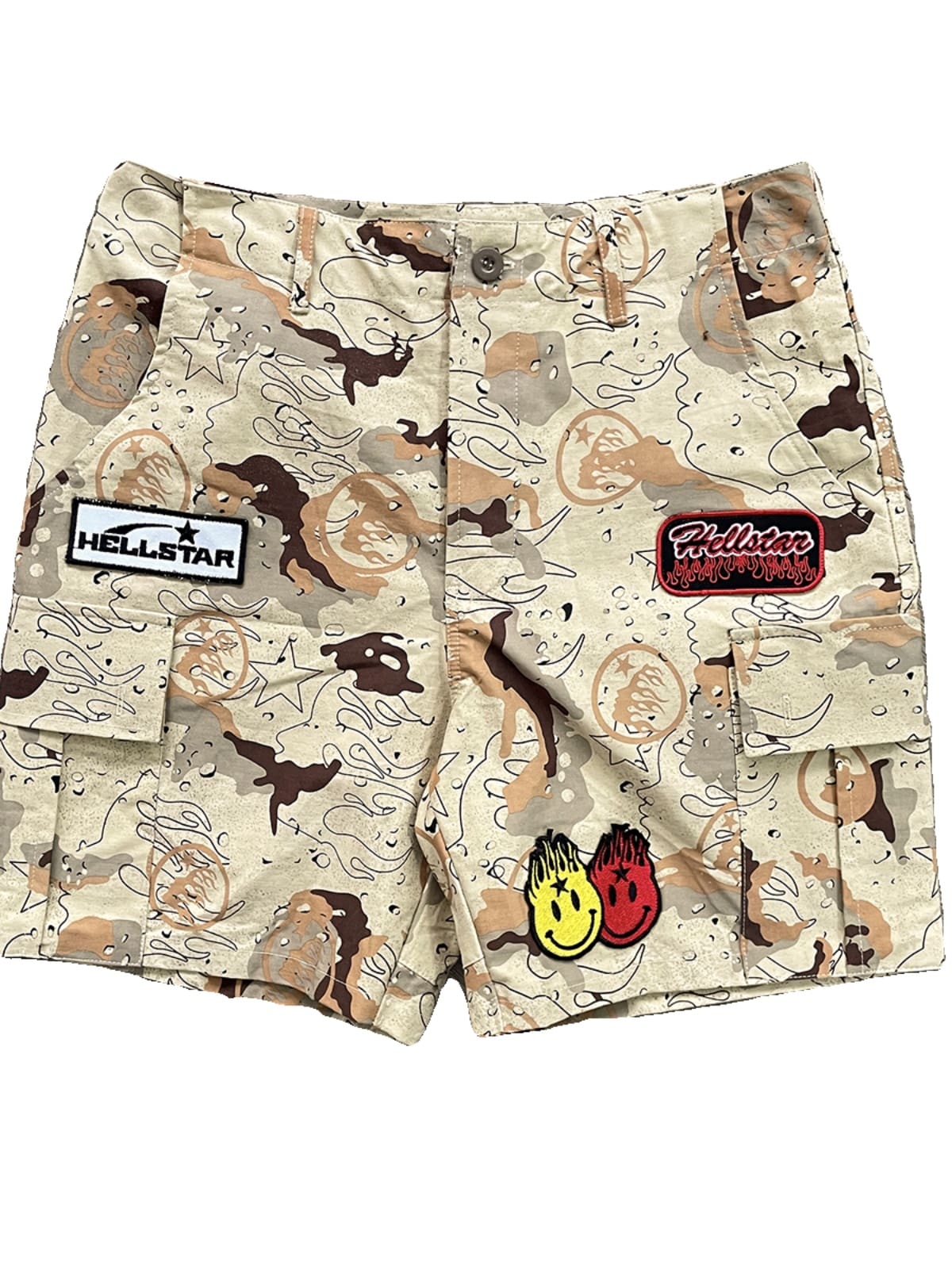 H*lst*r studios embroidery camouflage shorts