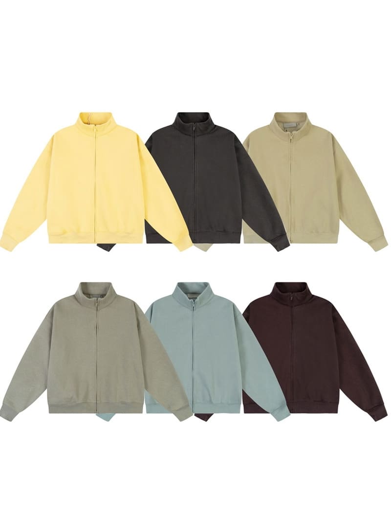 Essentials Amg Fog Double Line Zipper Cardigan