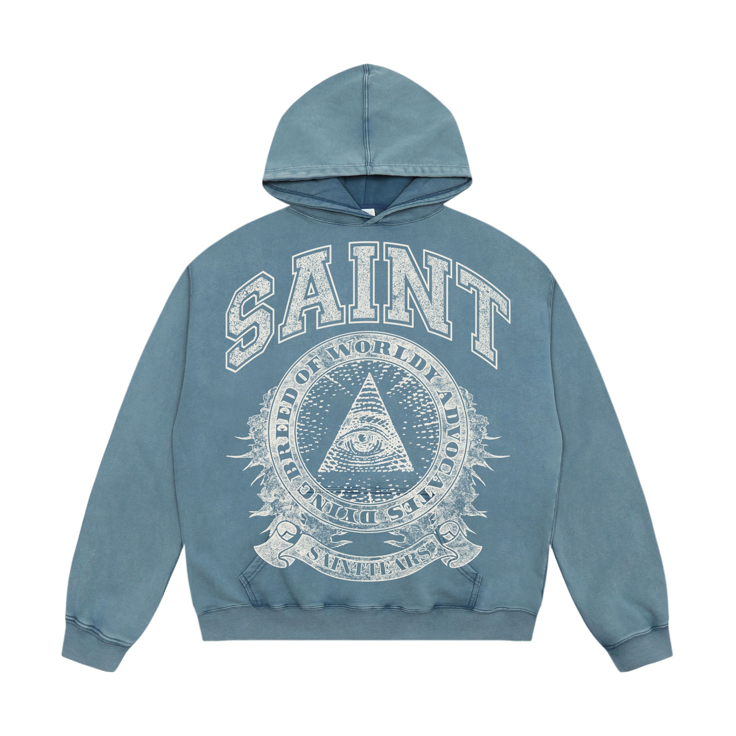 Saint Michael Washed-Out Vintage Hoodie