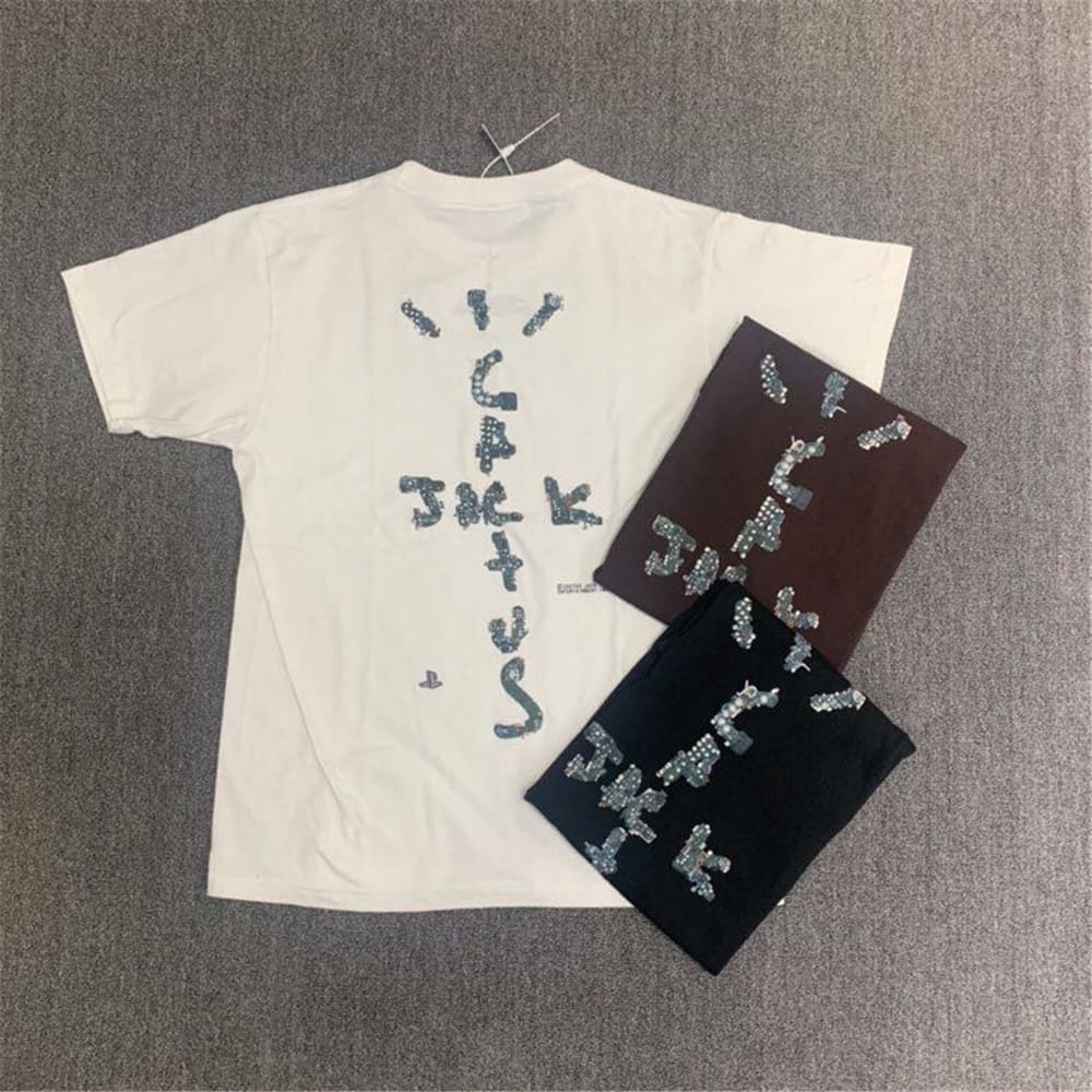 Playstation Travis Scott Puff Print T-Shirt