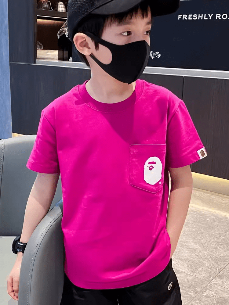 Bape Children’S Printed Cotton T-Shirt