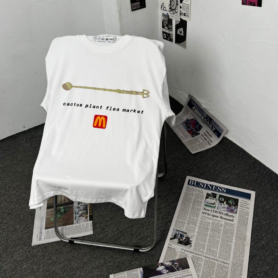 Cpfm X Mcdonalds X Cactus Jack Coffee Spoon Tee