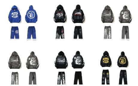 2024 H*lst*r high street leisure two-piece set sweater and pants for men and women