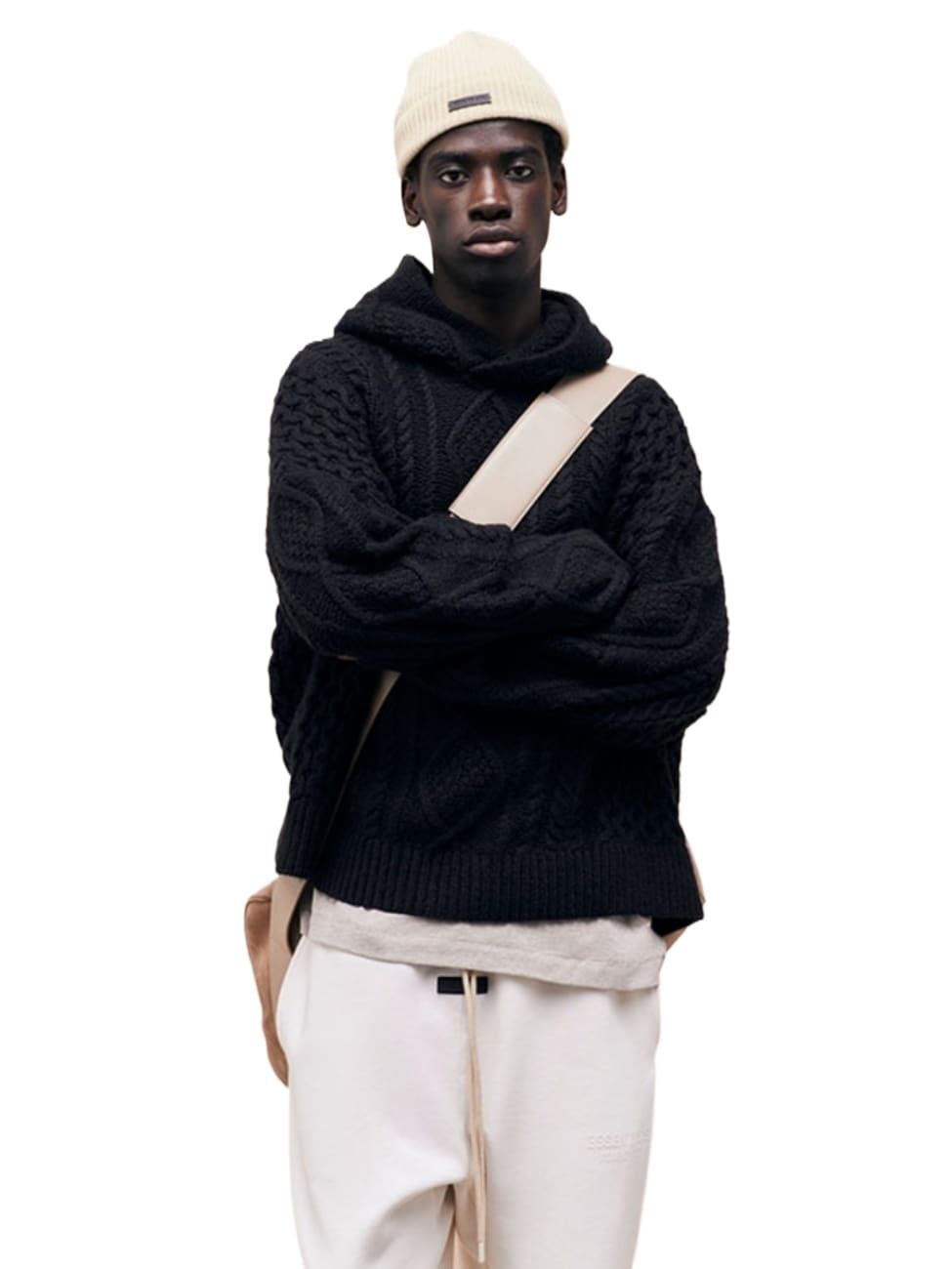 Fear of God Essentials FOG 23FW Hooded Sweater Series for Men and Women
