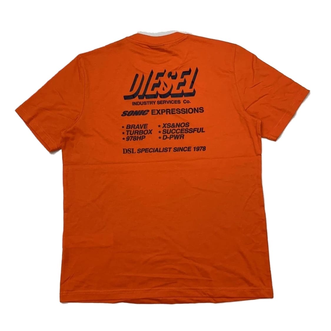Diesel Italy T-DIEGOS-A5 Cotton Printed Short Sleeve T-Shirt