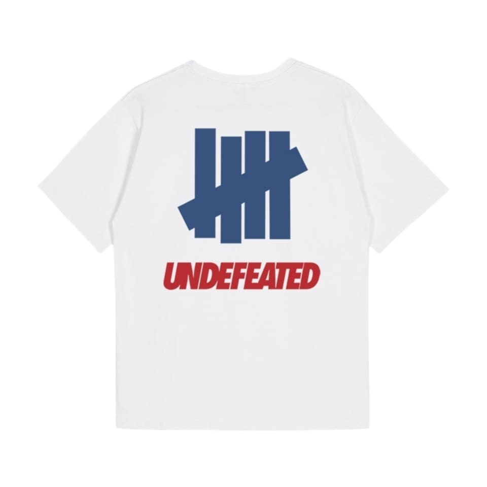 Undefeated Five Bars Letter Print Tee