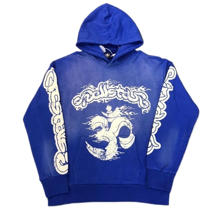 H*lst*r studios retro washed hooded sweater