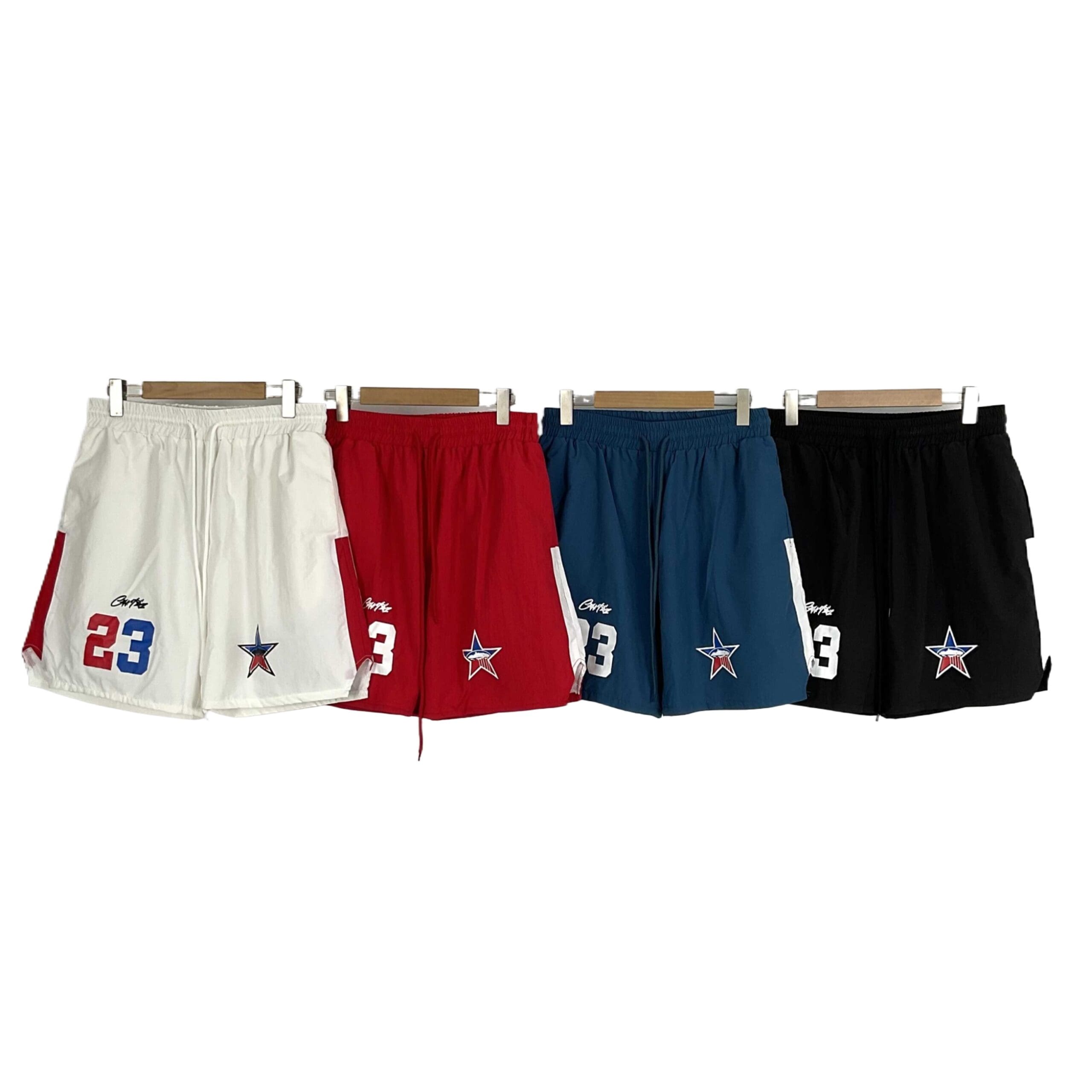 Corteiz Devil Island Letter Logo Shorts Summer Sports Casual Pants
