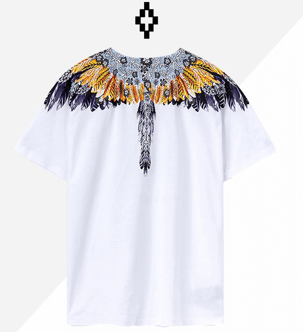MarceloBurlon MB wings printing short sleeve t-shirt