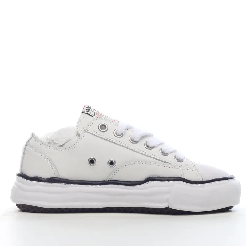 mmy Ma*s*n miharayasuhiro wayne original sole leather low sneaker grwy