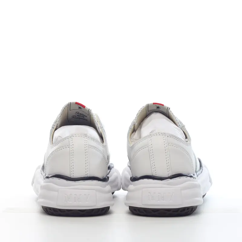 mmy Ma*s*n miharayasuhiro wayne original sole leather low sneaker grwy