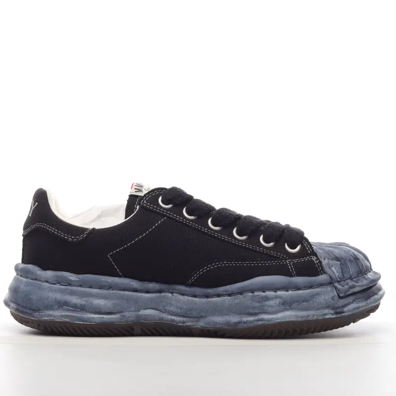 mmy Ma*s*n miharayasuhiro wayne original sole leather low sneaker grwy c