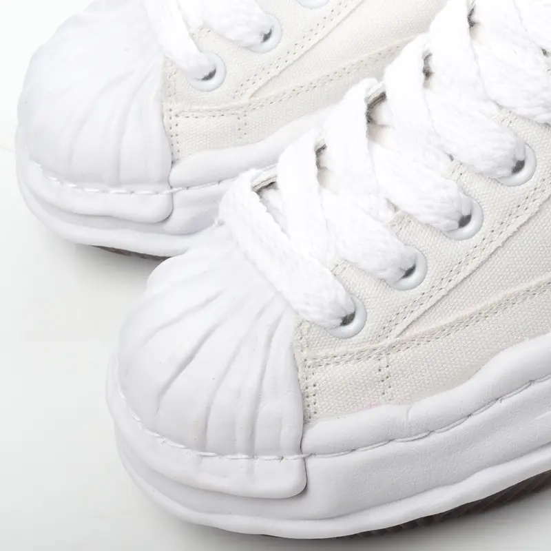 mmy Ma*s*n miharayasuhiro wayne original sole leather low sneaker grwy d