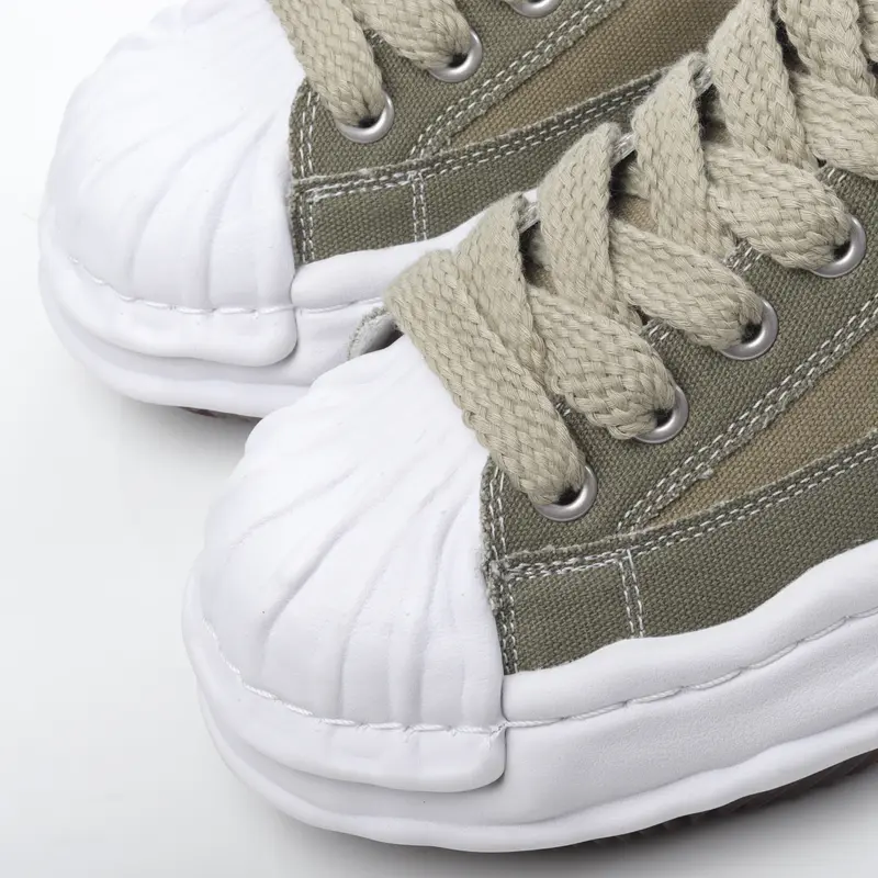 mmy Ma*s*n miharayasuhiro wayne original sole leather low sneaker grwy g