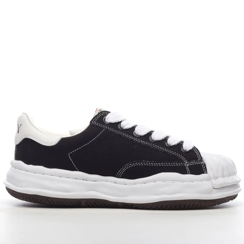 mmy Ma*s*n miharayasuhiro wayne original sole leather low sneaker grwy h