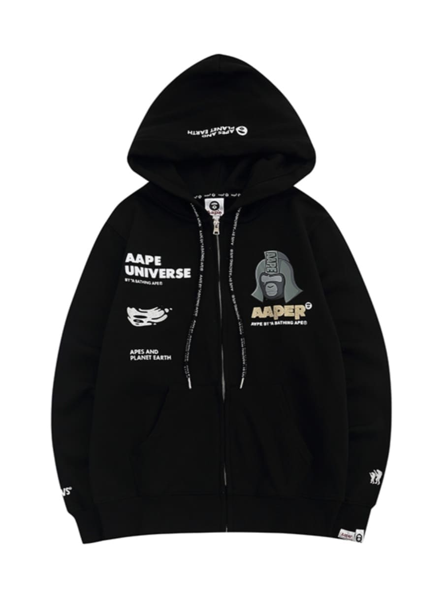 AAPE Ape Head Camouflage Hoodie for Men and Women
