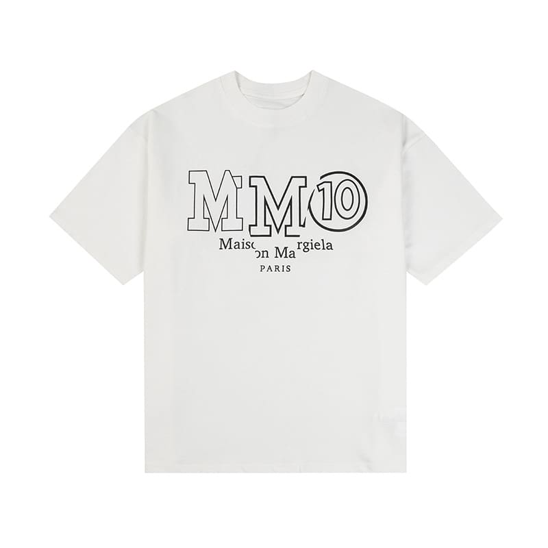 ma*s*n Ma*i*la mm6 digital pattern short sleeve t-shirt series a