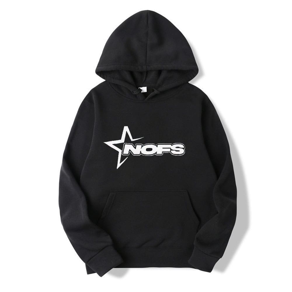 NOFS Letter Nofs Hoodie Gothic Punk Rock Pullover for Men and Women Batch 2