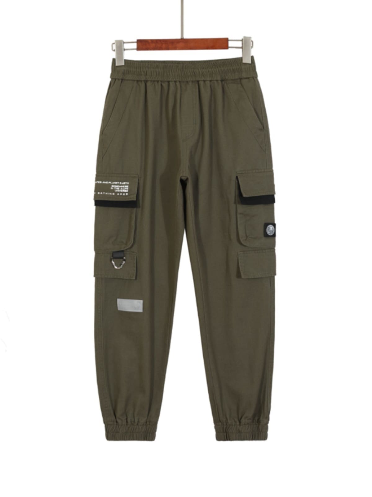 AAPE Camouflage Multi-Pocket Military Workwear Pants for Men and Women
