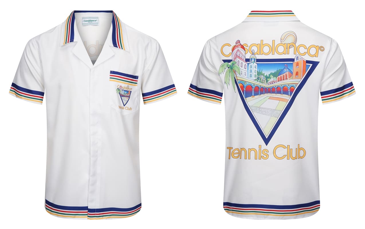 Casablanca 2024 Summer Holiday Matador Hawaiian Shorts Shirt for Men and Women