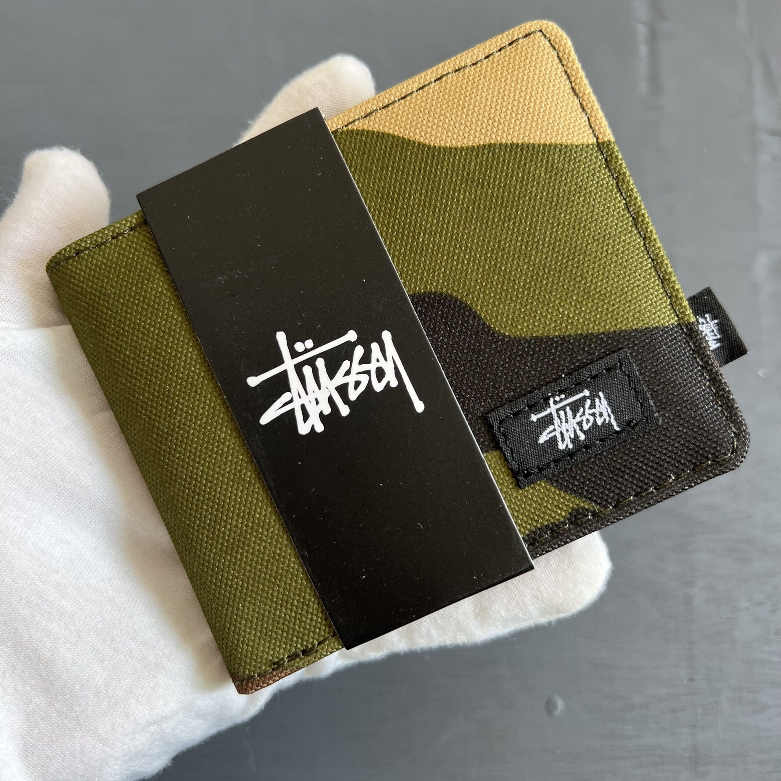 Stussy Men’s Casual Short Wallet Multi-Card Slot Japanese Style