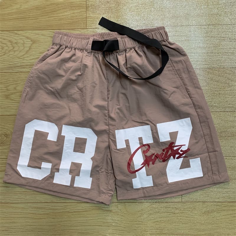 Corteiz High Street Quick-Drying Beach Shorts with Tooling Design