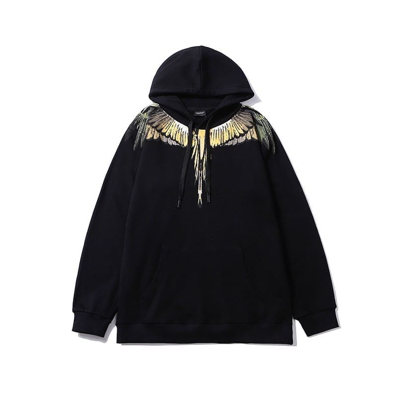 Marcelo Burlon Colorful Feather Phantom Wings Sweater Lightning Blade Hoodie