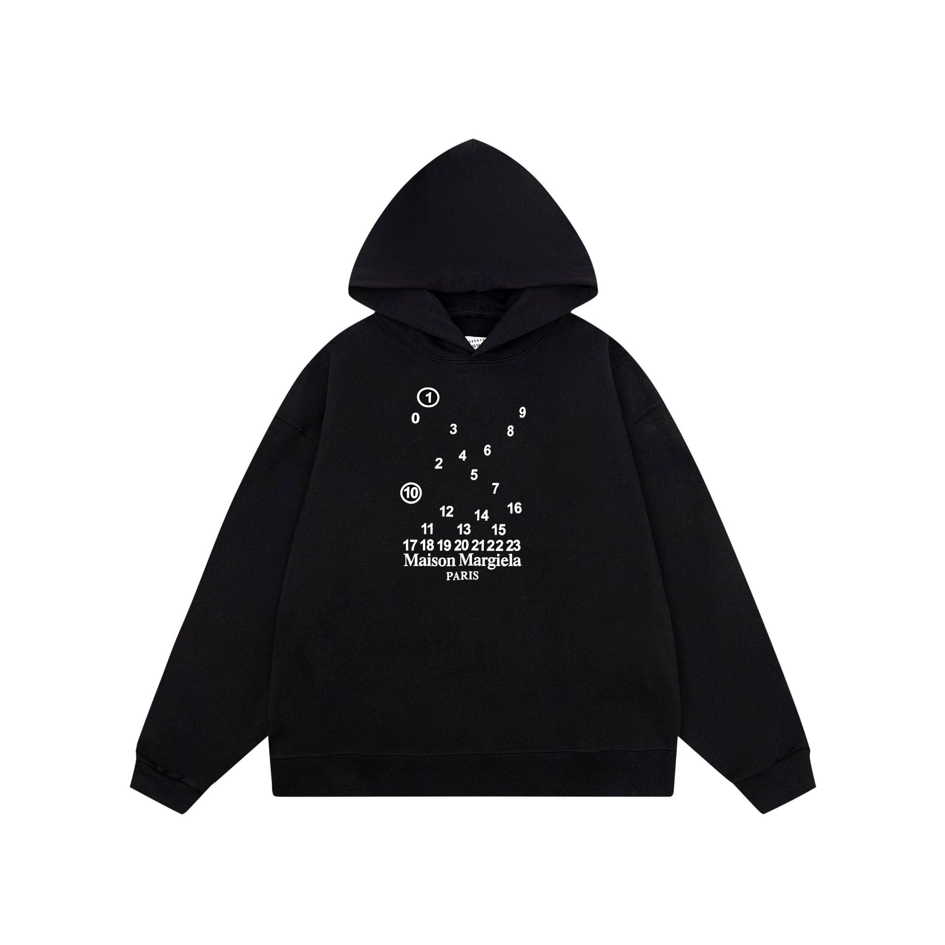 ma*s*n Ma*i*la mm6 terry hoodie sweater for men and women b