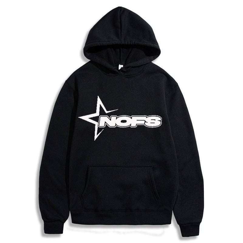 Letter Print Loose Sweatshirt Y2G Hip Hop Streetwear Pullover A