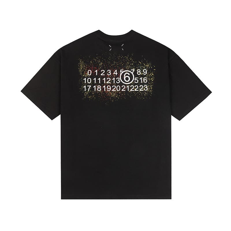 ma*s*n Ma*i*la mm6 digital pattern short sleeve t-shirt series a