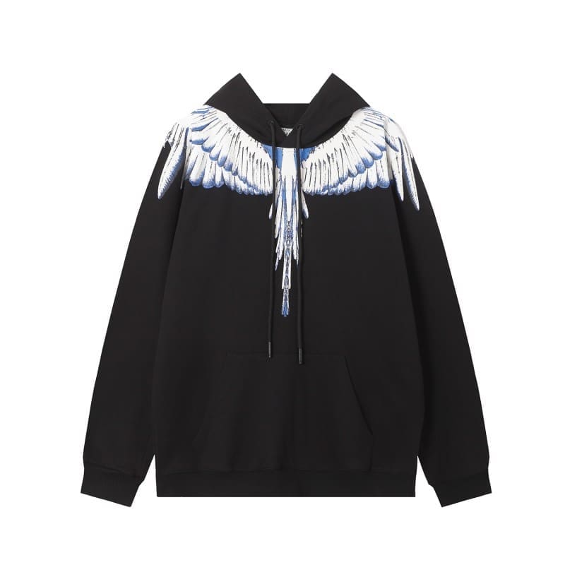 Marcelo Burlon Colorful Feather Wings Sweater Lightning Blade Hoodie A