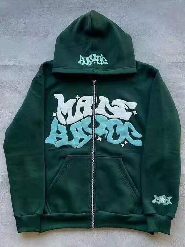 Letter Print Loose Sweatshirt Y2G Hip Hop Streetwear Pullover