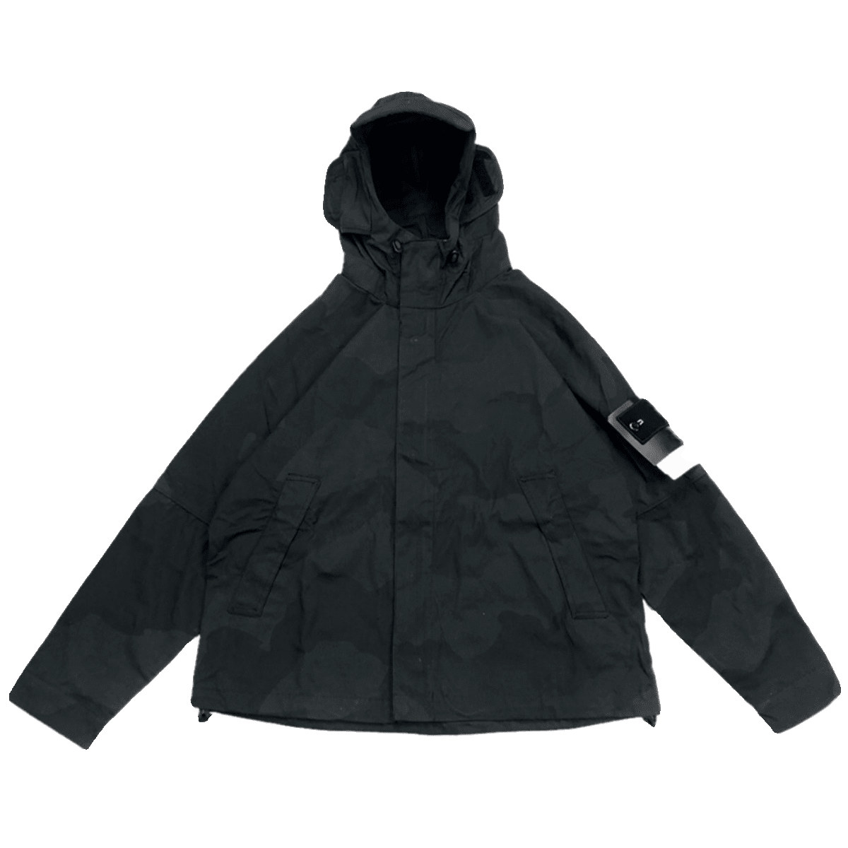 Stone Island Camouflage Workwear Hooded Jacket Functional Coat for Men and Women