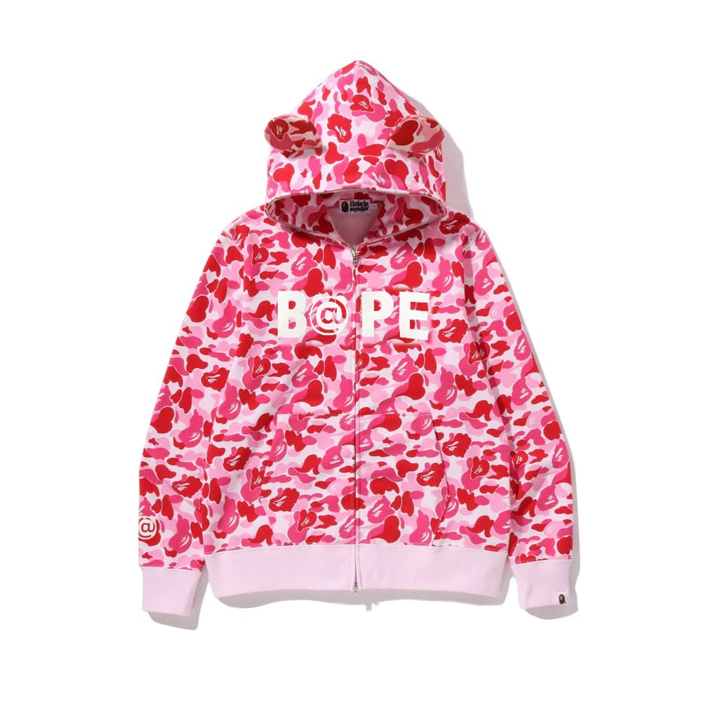 AAPE Ape Head Camouflage Zip Hoodie for Men and Women