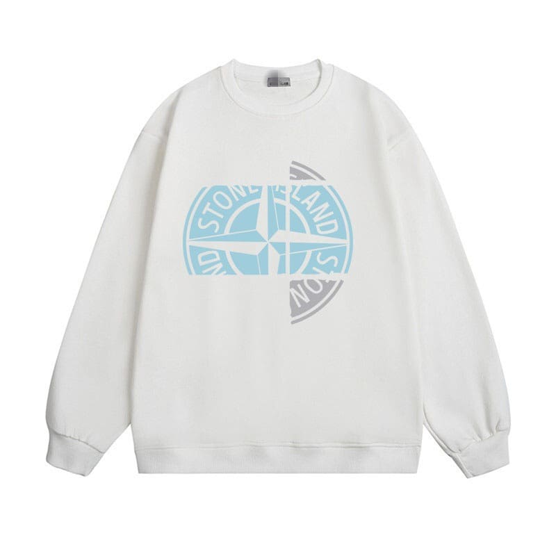 Stone Island Compass Logo Sweater Casual Men and Women Style