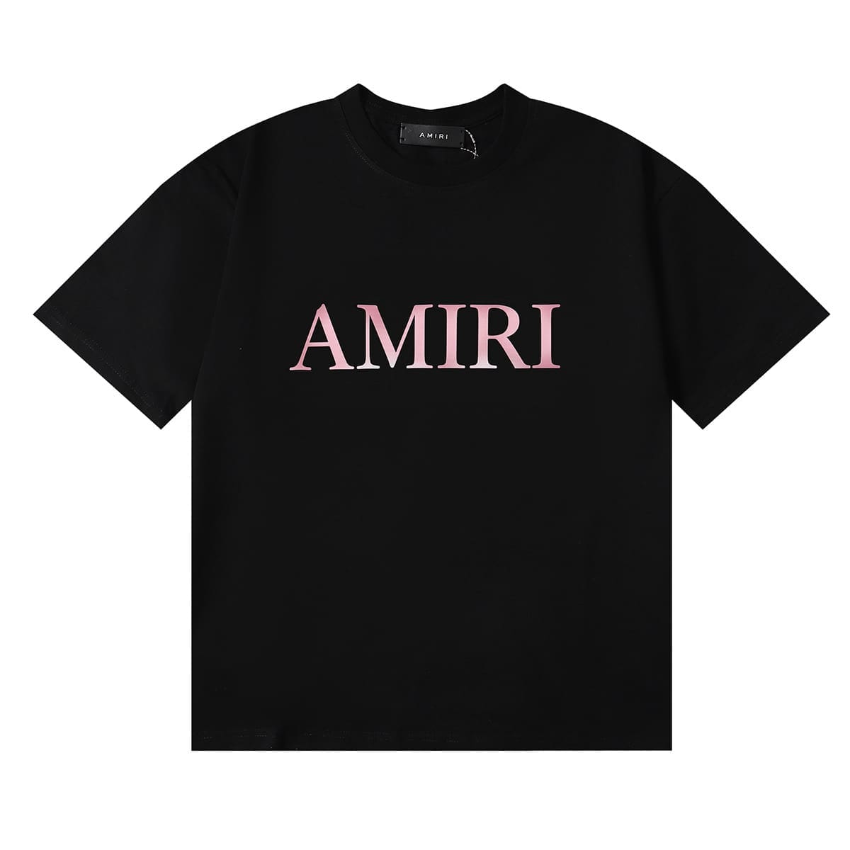 Amiri Fashion Solid Color High Street T-Shirt Retro Loose Fit 2