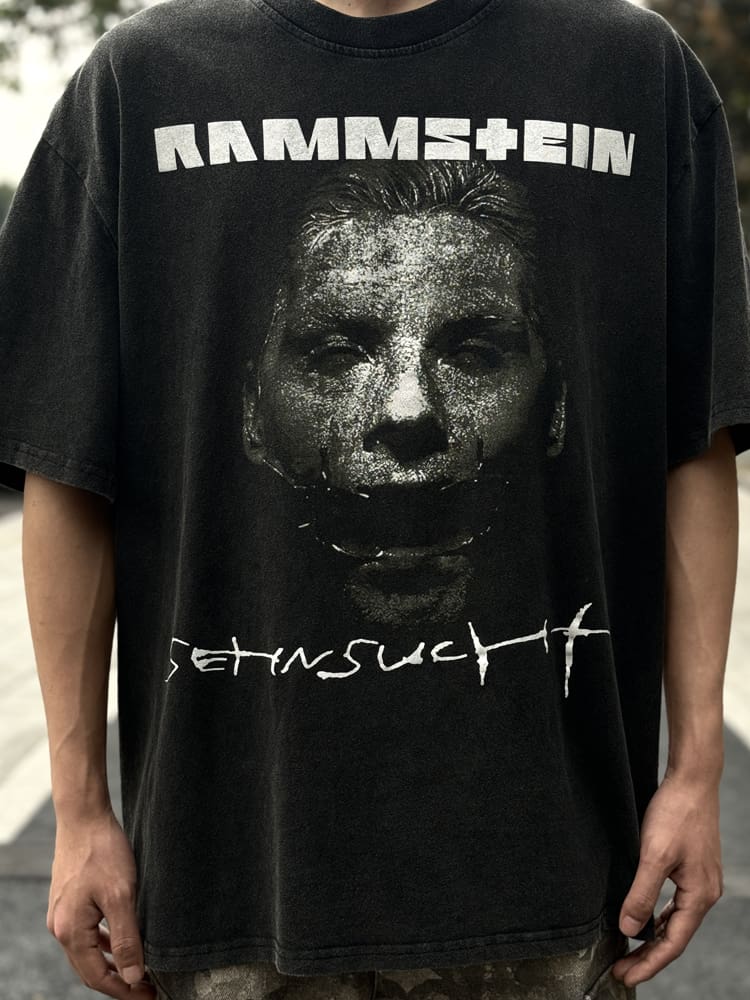 Saint German Chariot Vintage Washed Short Sleeve T-Shirt for Men and Women