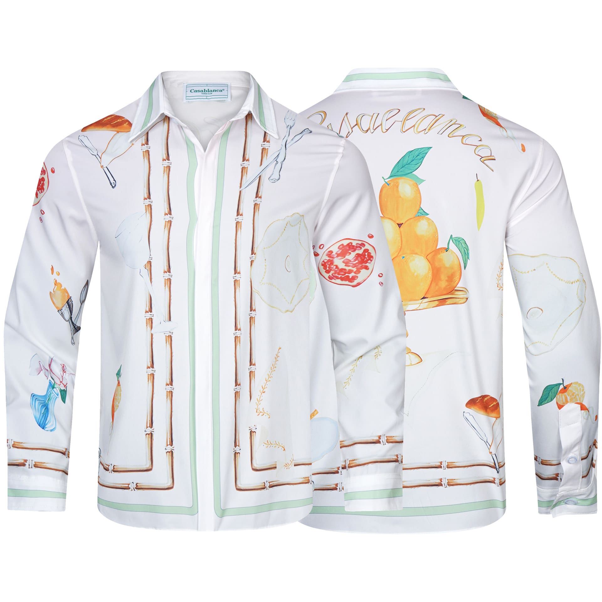 Casablanca Long Sleeve Fashion T-Shirt for Men