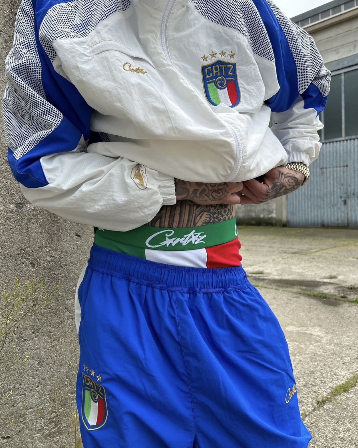 Corteiz Woven Suit Breathable Hip Hop Rap Street Sports Style