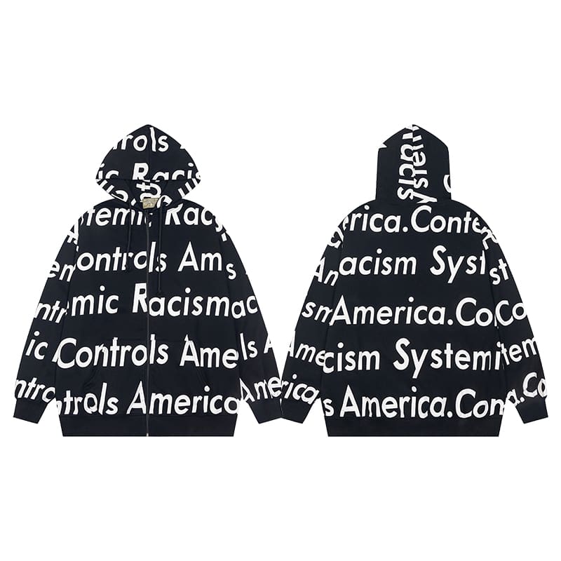 Denim Tears Puff Print Sweatshirt and Sweatpants Suit Autumn Winter