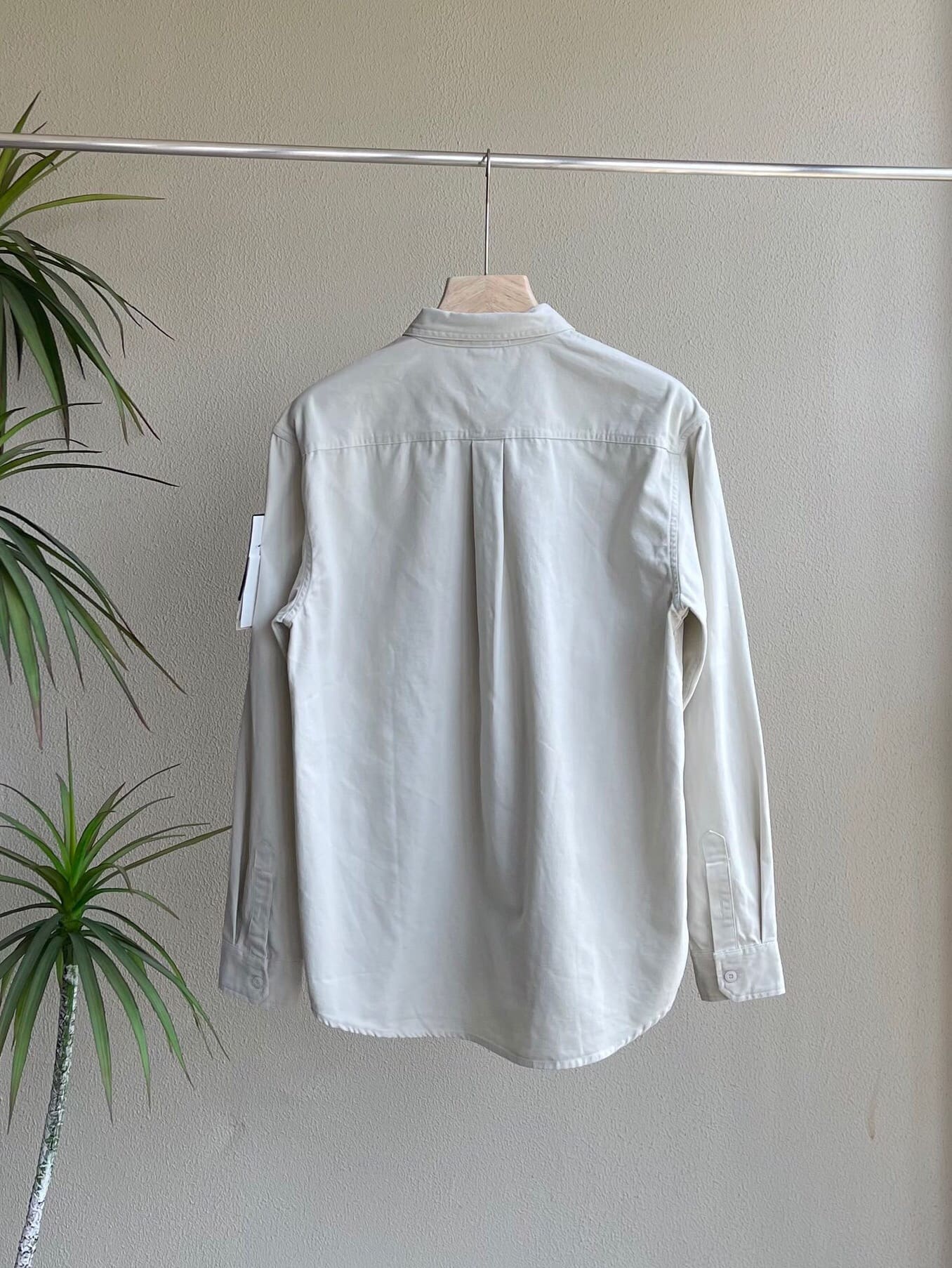 Stone Island Washed Canvas Shirt Men’s Loose Fit Style