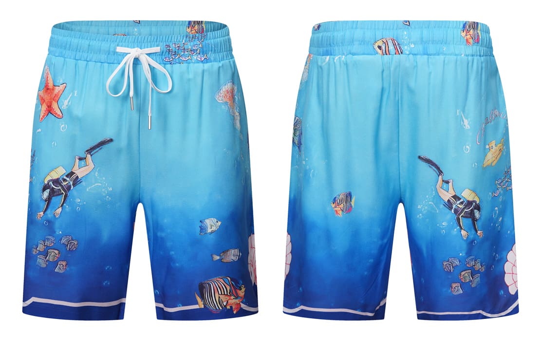 Casablanca 2024 Summer Holiday Matador Hawaiian Shorts Shirt for Men and Women