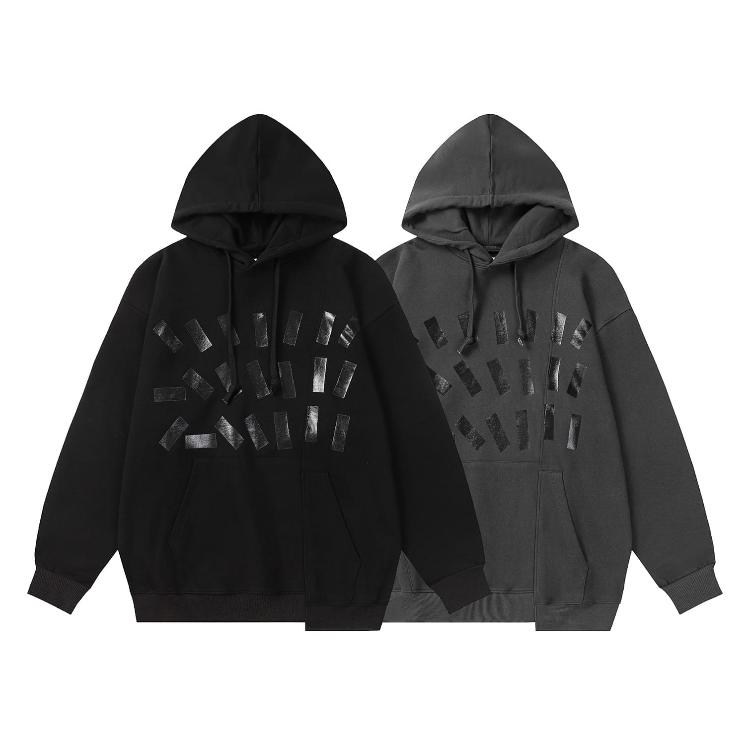 ma*s*n Ma*i*la mm6 stitching dislocation loose hoodie for men and women